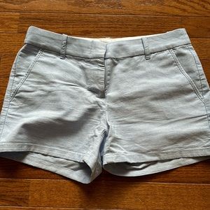 Women’s j crew size 2 light blue (chambray) shorts 3 inch inseam